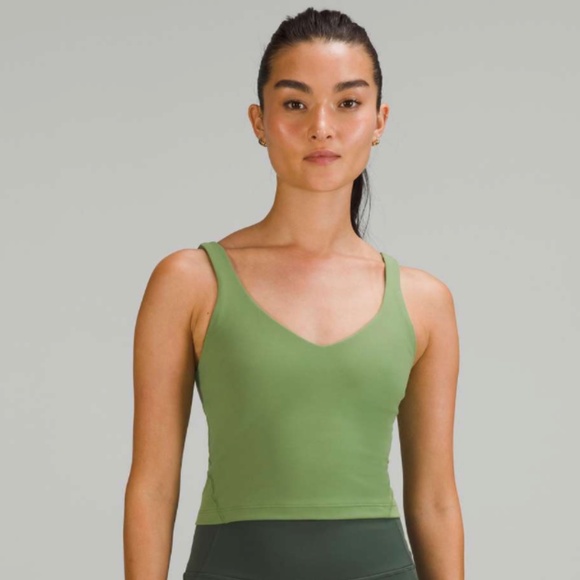 Lululemon Align Cropped Tank Top Light Support, A/B Cup - Size 0 Great Quality - Picture 1 of 2